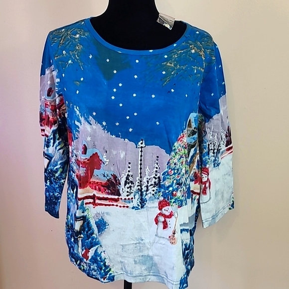 Christopher & Banks Sweaters - CW classics 100% cotton Christmas long sleeve top size S